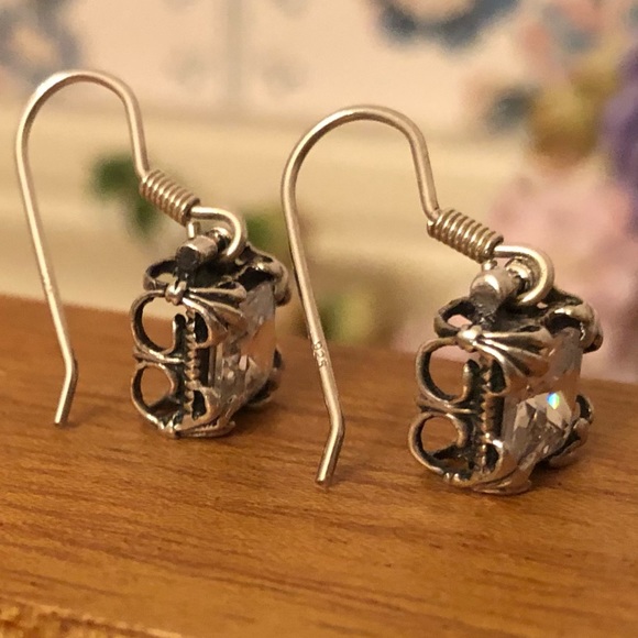 Silpada Sterling Silver Cubic Zirconia Uptown Earrings W0975 - Picture 13 of 16